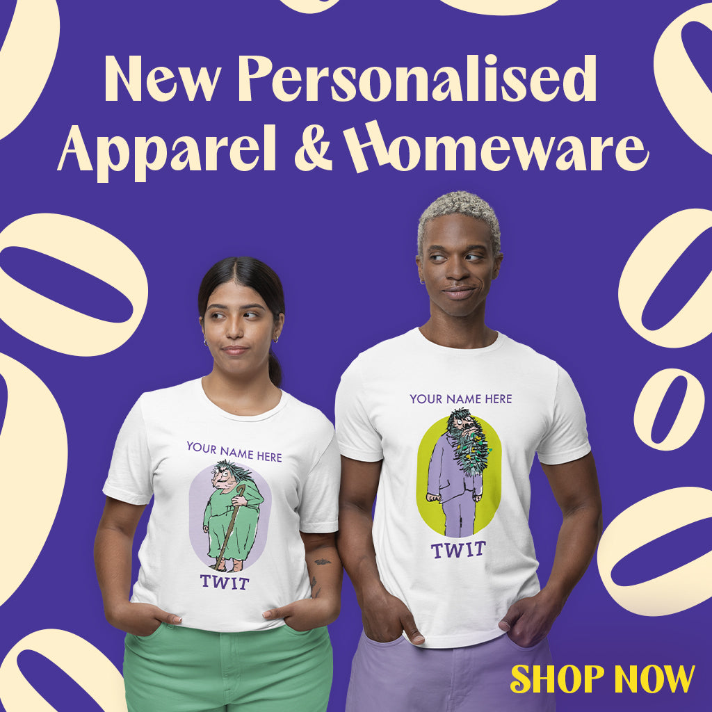 Roald Dahl Personalised Apparel & Homeware Collection - Online Shop