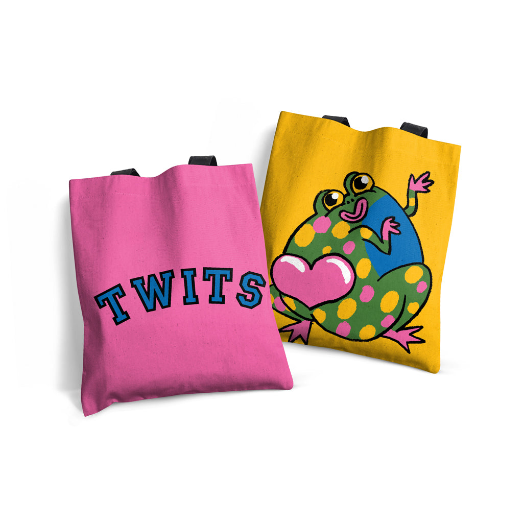 TWIT Varsity, Toad Heart Tote Bag