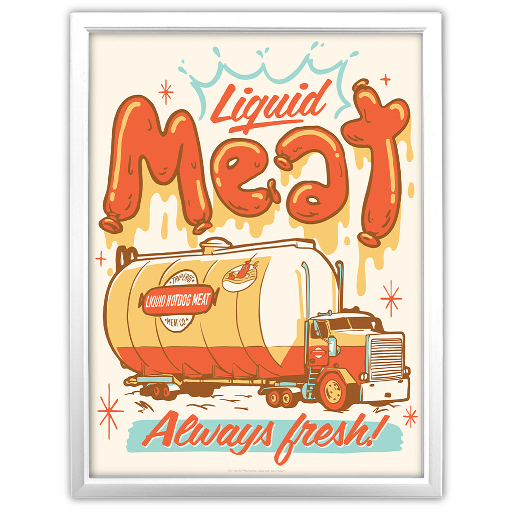 Liquid Meat Art Print