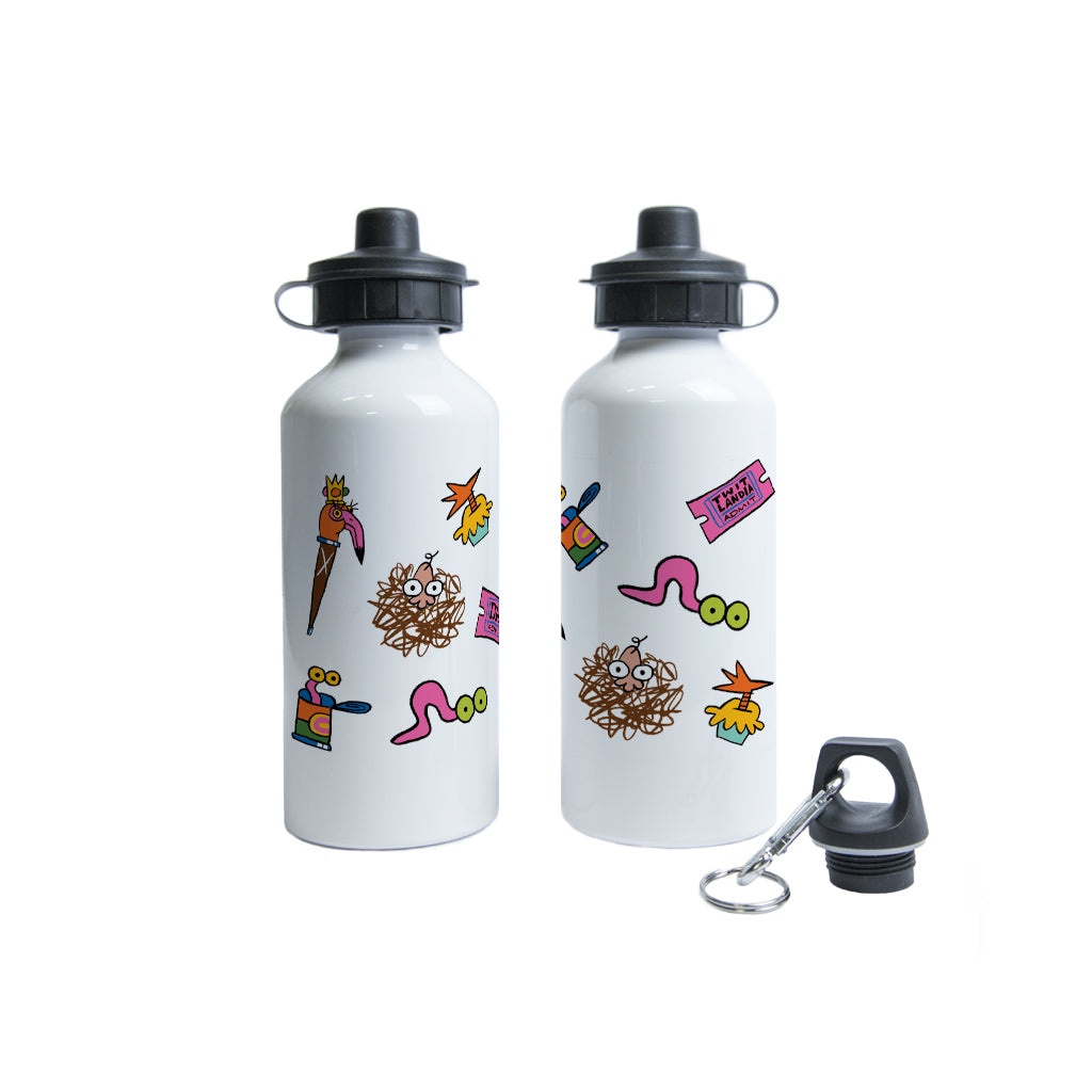 The Twits Icons Water Bottle
