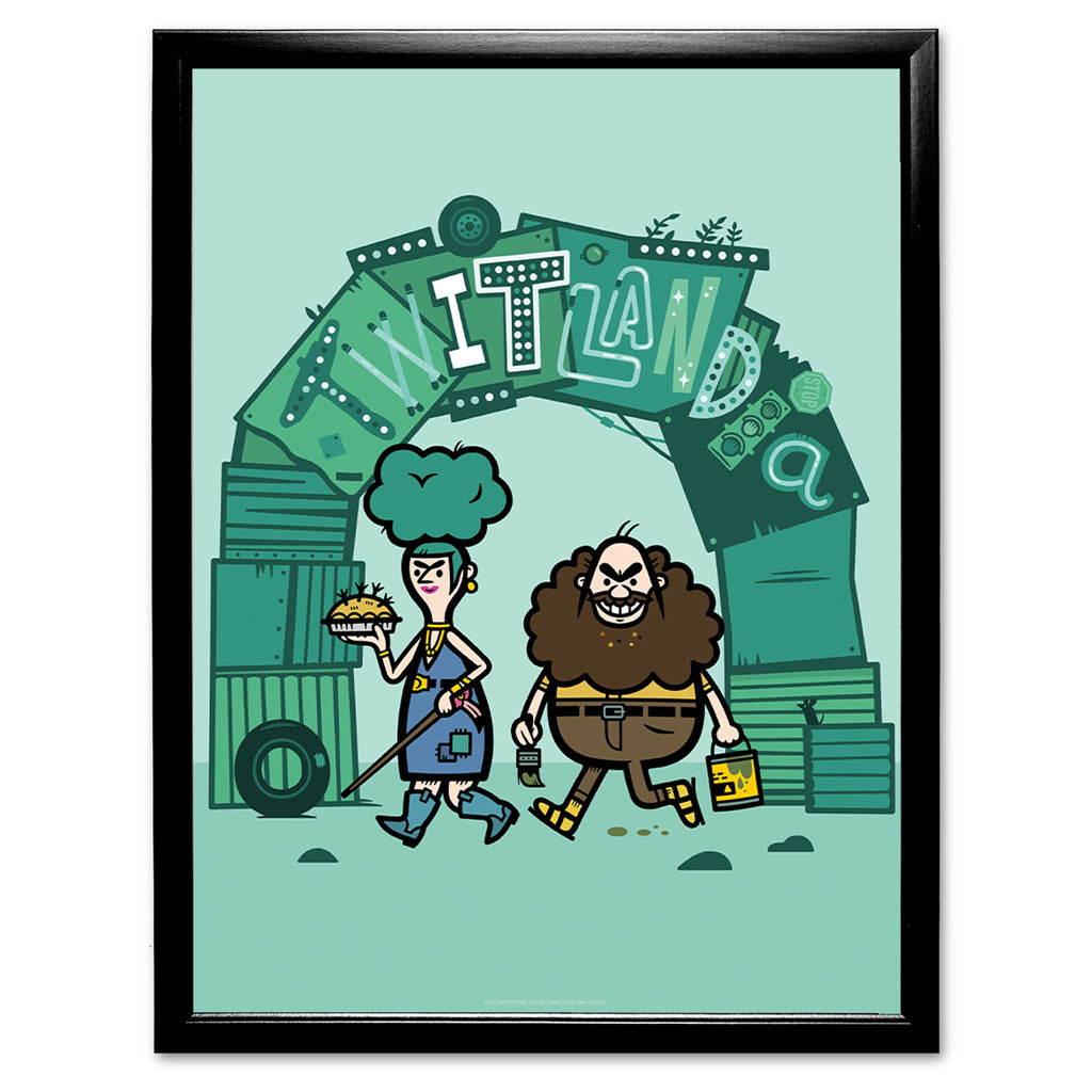 Twitlandia Arch Art Print