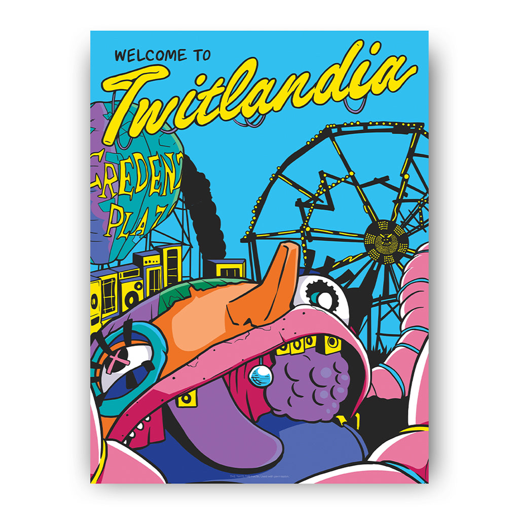 Twitlandia Art Print