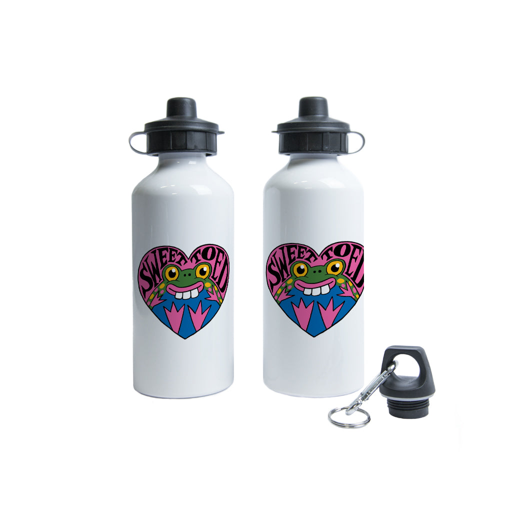 Sweet Toed Toad Heart Water Bottle