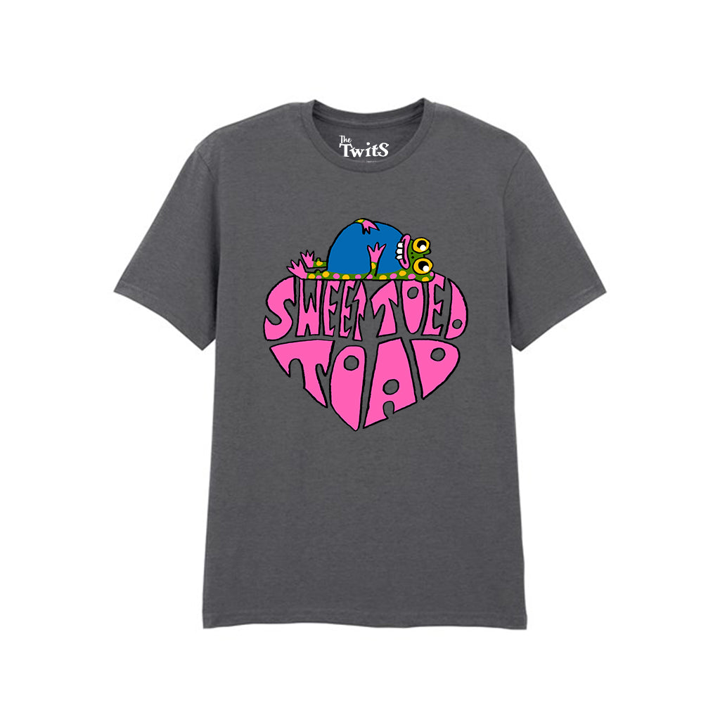 Sweet Toed Toad Lying on Heart T-Shirt