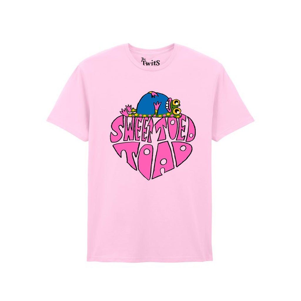Sweet Toed Toad Lying on Heart T-Shirt