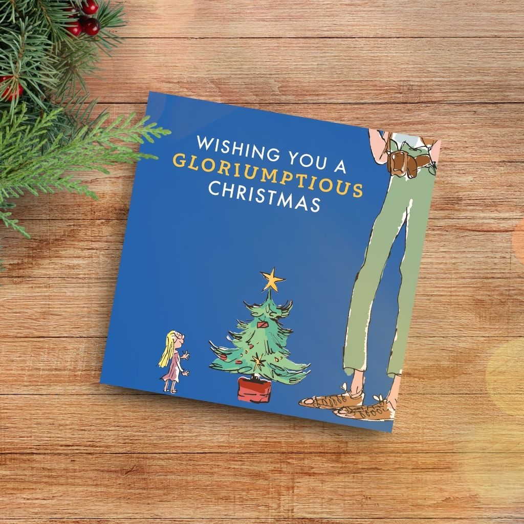 The BFG Wishing You A Gloriumptious Christmas Greeting Card
