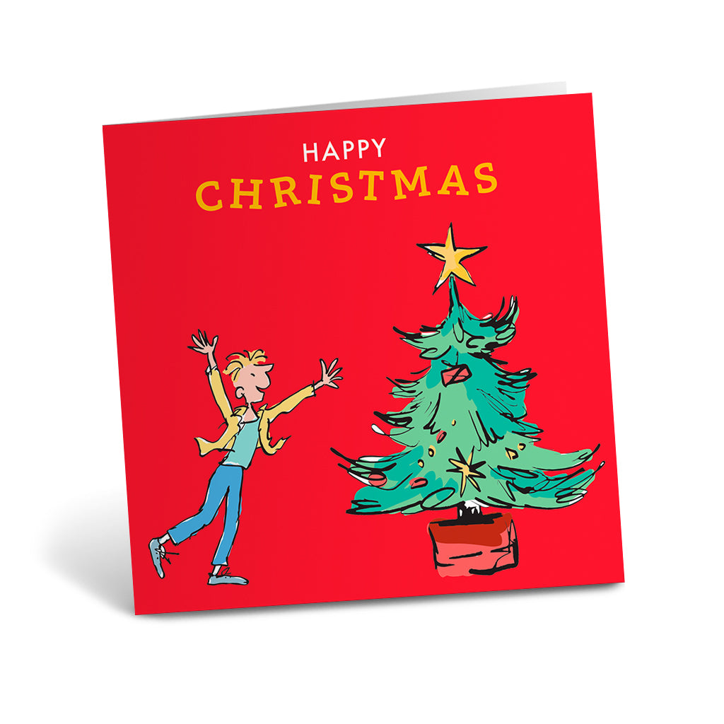 Charlie and The Chocolate Factory Happy Christmas Greeting Card