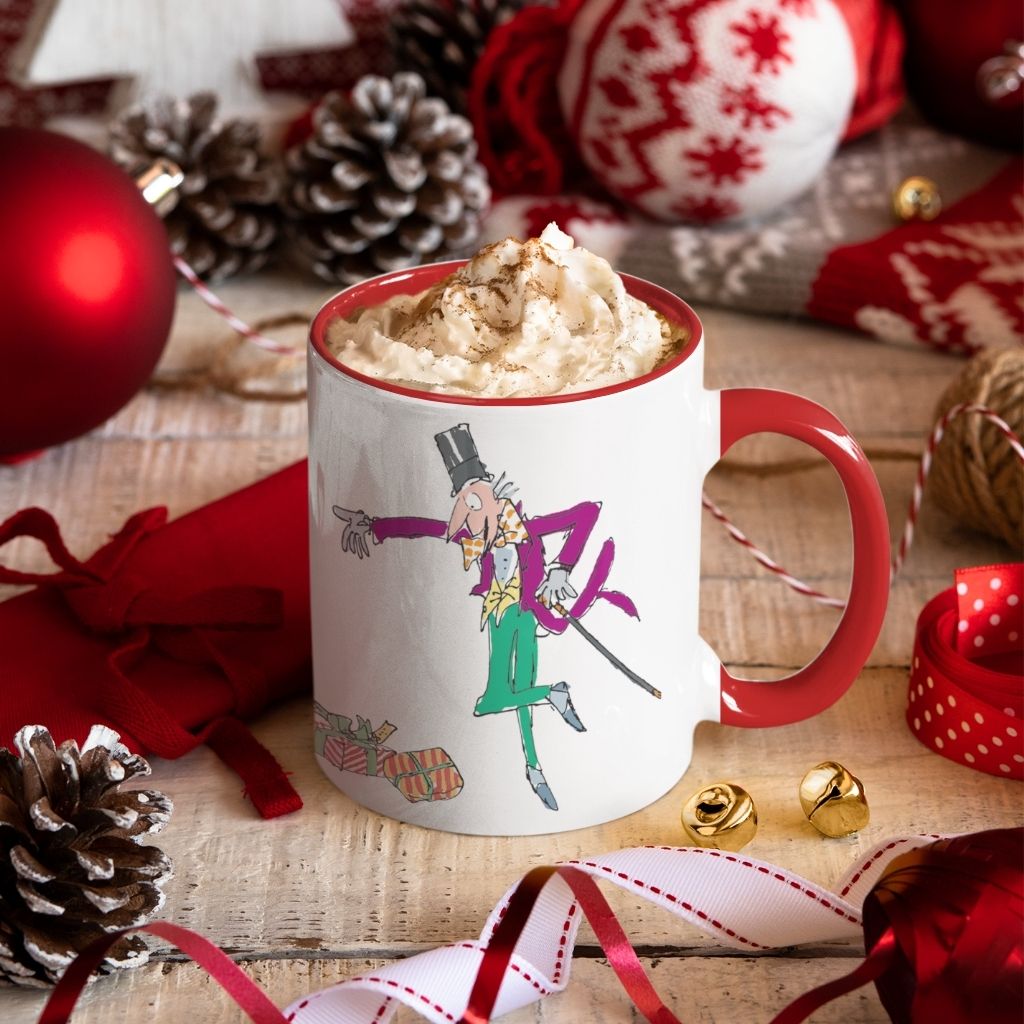 Willy Wonka Marvellous Christmas Coloured Insert Mug