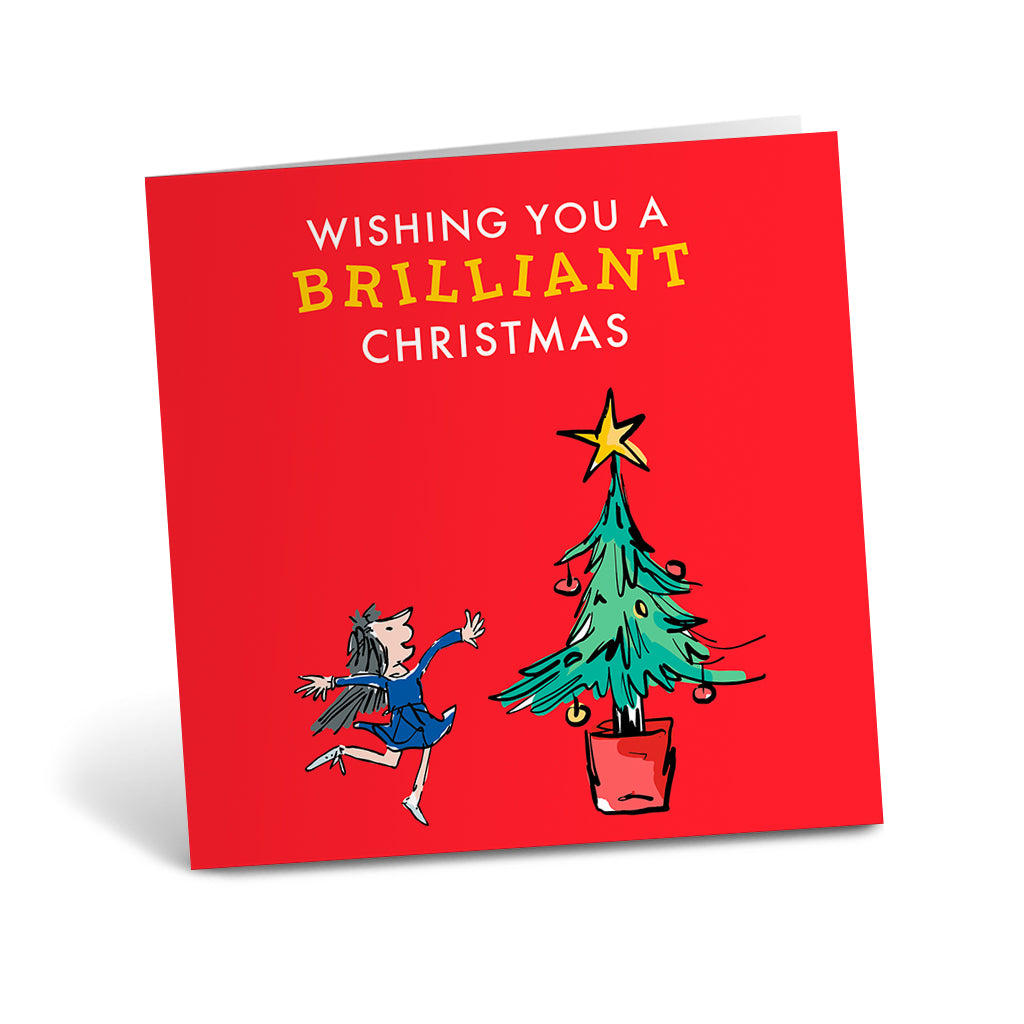 Matilda Wishing You A Brilliant Christmas Greeting card