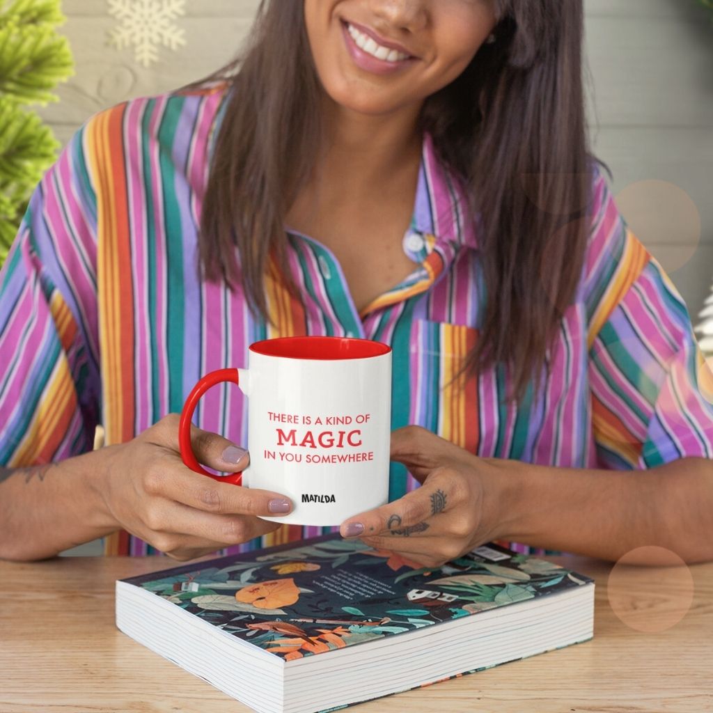 Matilda - Magic in You Somewhere Christmas Coloured Insert Mug