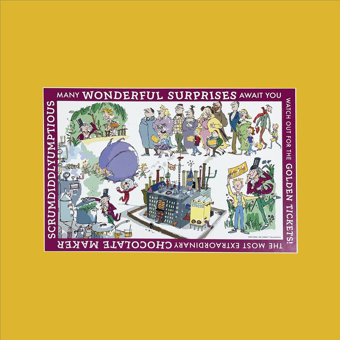 Roald Dahl's Charlie and the Chocolate Factory 250-piece Puzzle