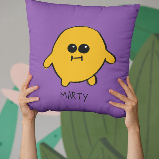 Personalised Yellow Florb Cushion