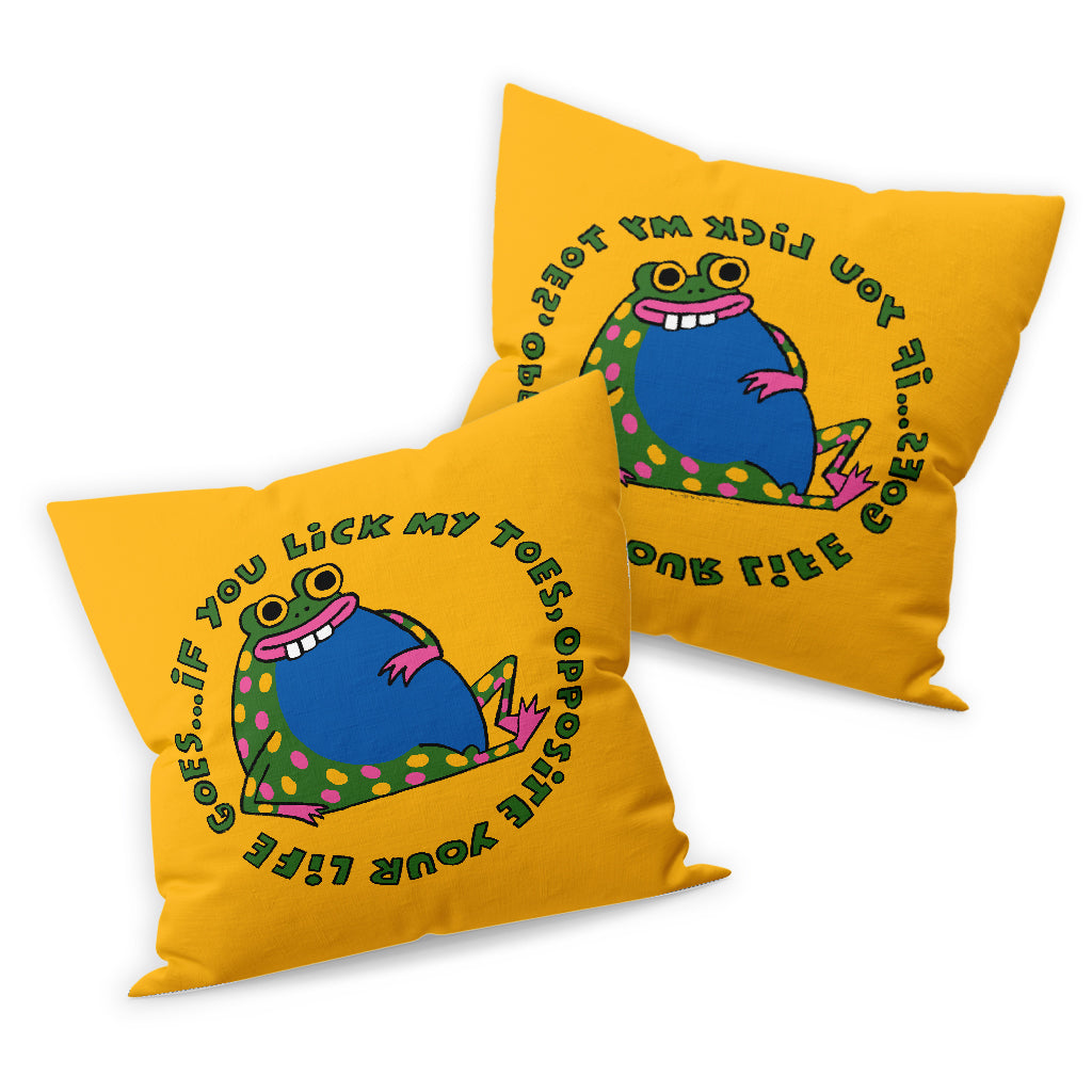 Opposite Toad Cushion