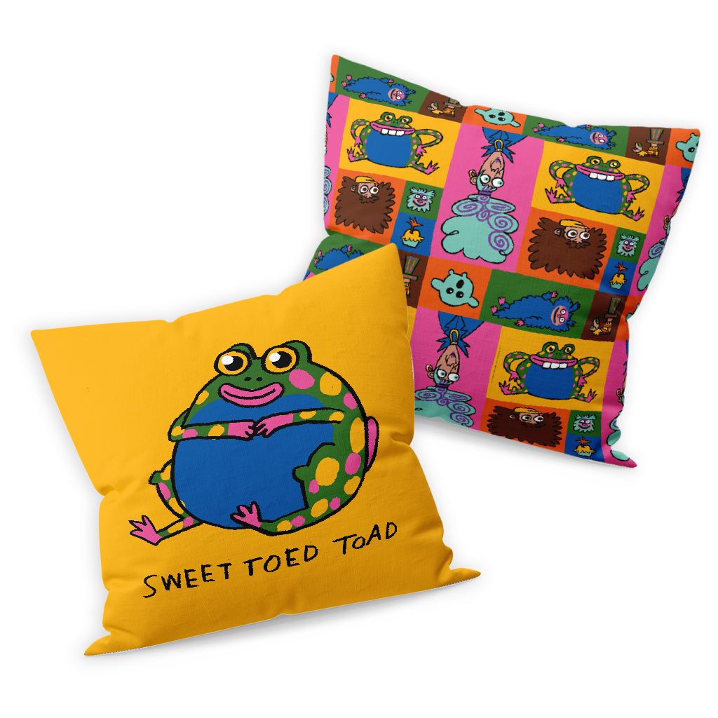 Sweet Toed Toad Cushion