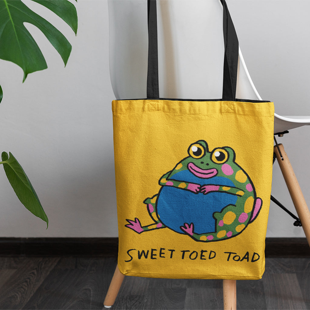 Sweet Toed Toad Tote Bag