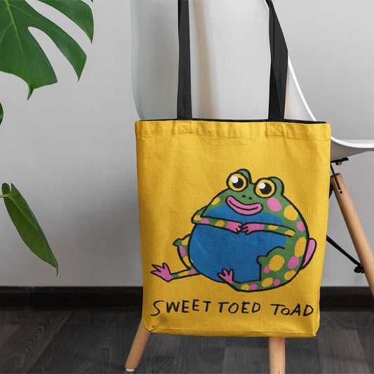 Sweet Toed Toad Tote Bag