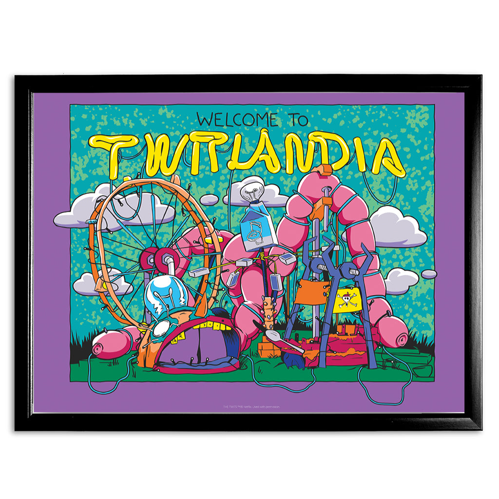 Welcome to Twitlandia Art Print