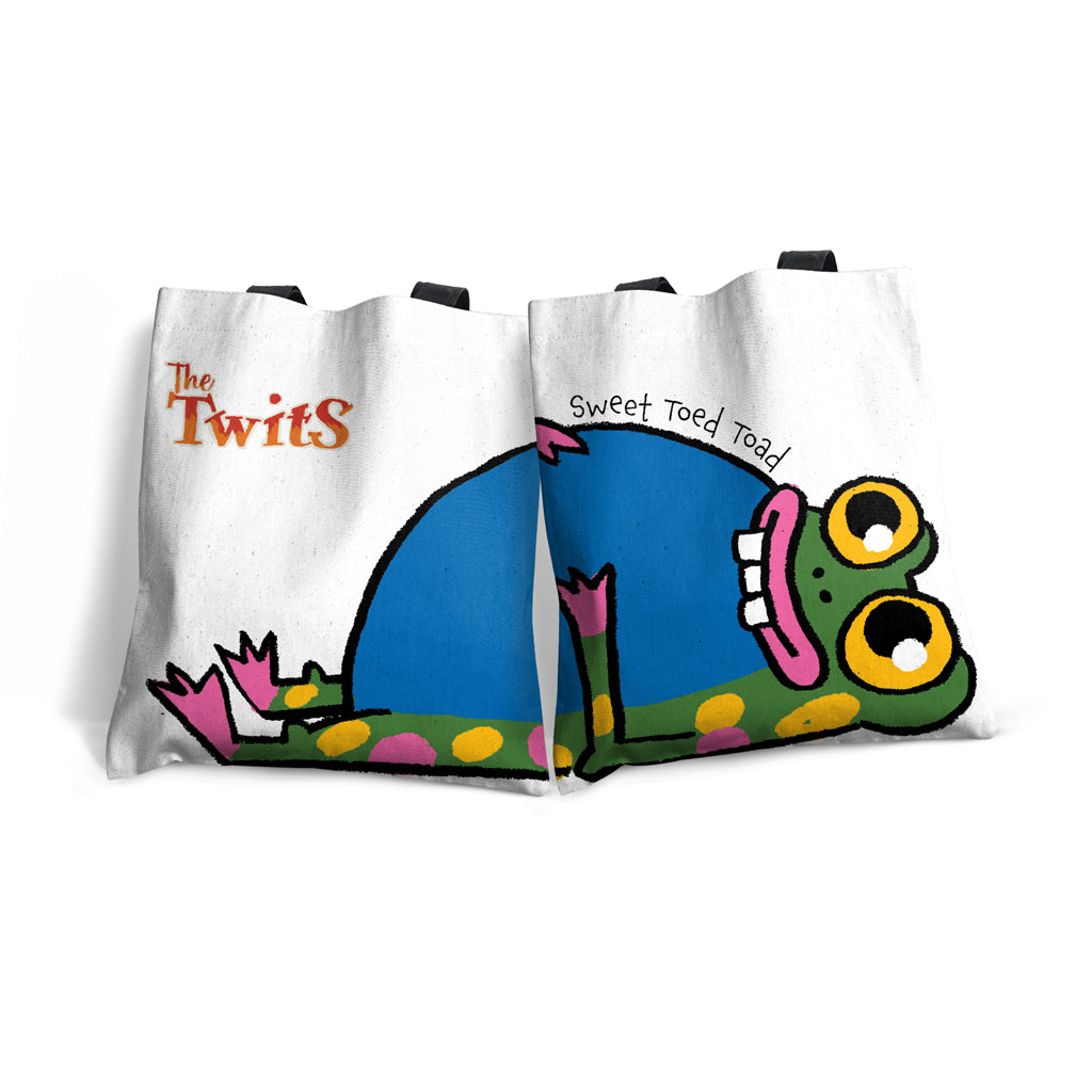 Sweet Toed Toad Wraparound Tote Bag