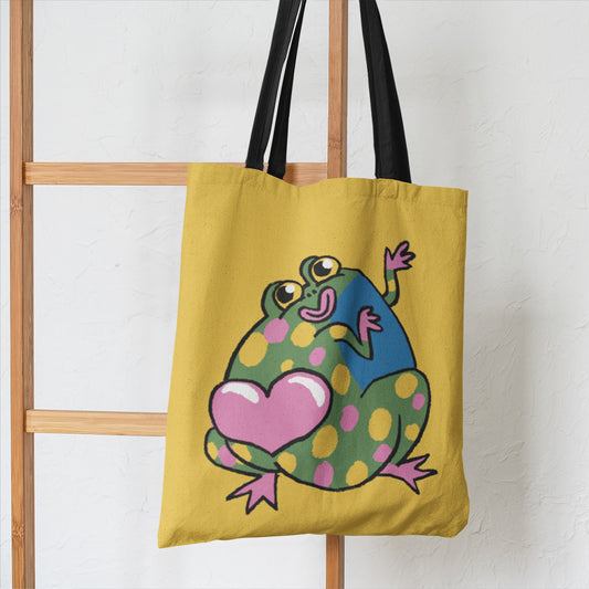 TWIT Varsity, Toad Heart Tote Bag