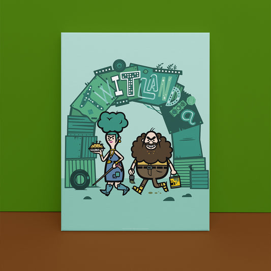 Twitlandia Arch Art Print
