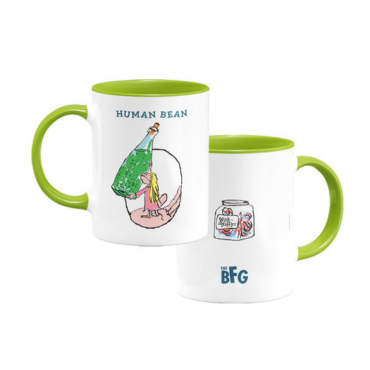 The BFG Human Bean Coloured Mug