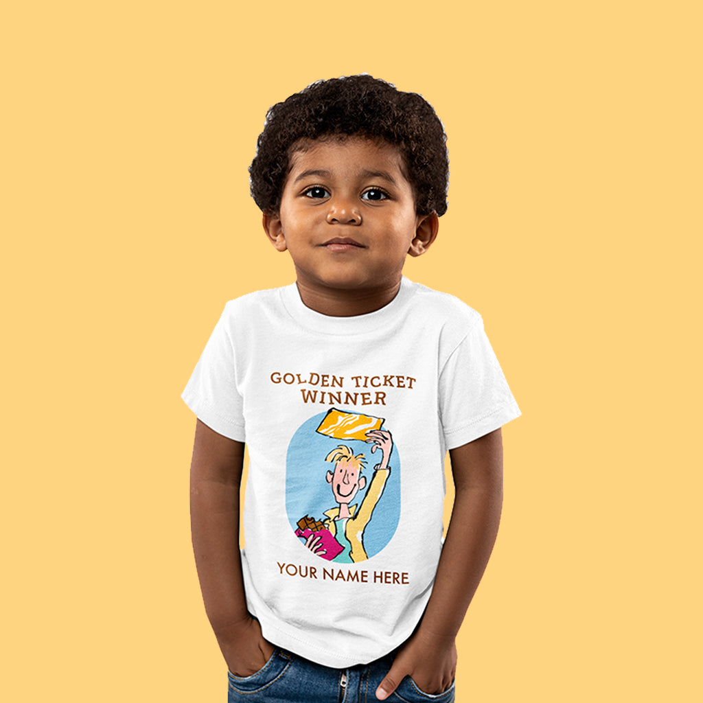 Charlie and the Golden Ticket Personalised T-Shirt