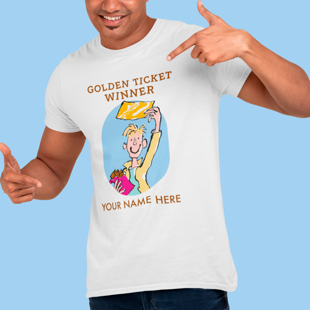 Charlie and the Golden Ticket Personalised T-Shirt