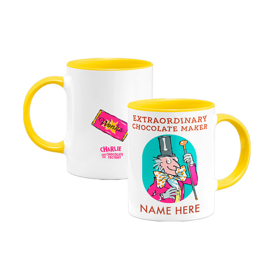 Willy Wonka Personalised Coloured Mug