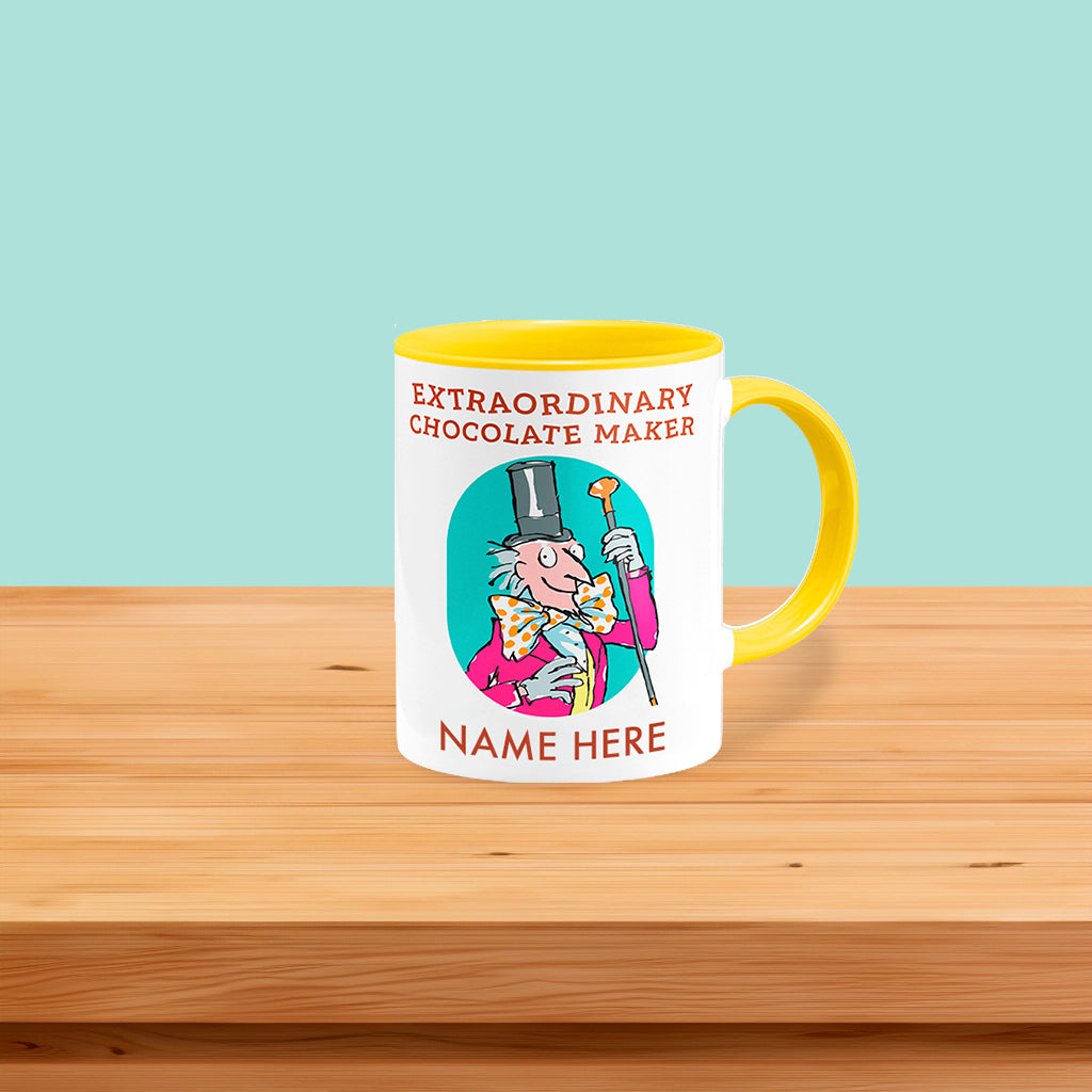 Willy Wonka Personalised Coloured Mug