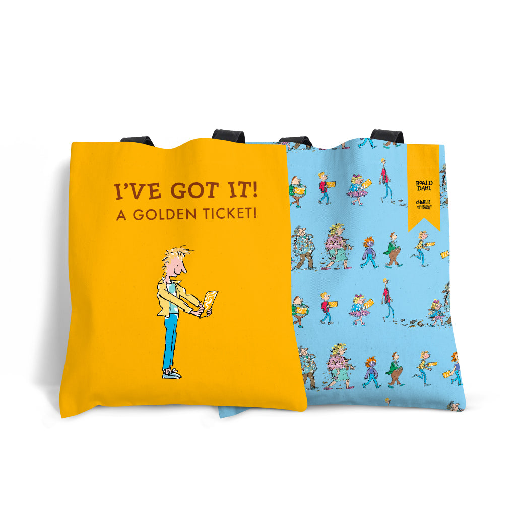 Charlie and the Golden Ticket Edge-to-Edge Tote Bag