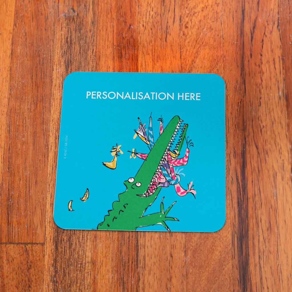 The Enormous Crocodile Personalised Coaster