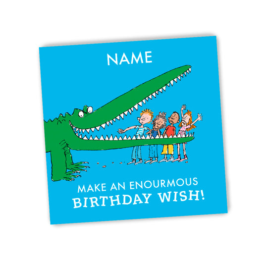 The Enormous Crocodile Personalised Birthday Greeting Card