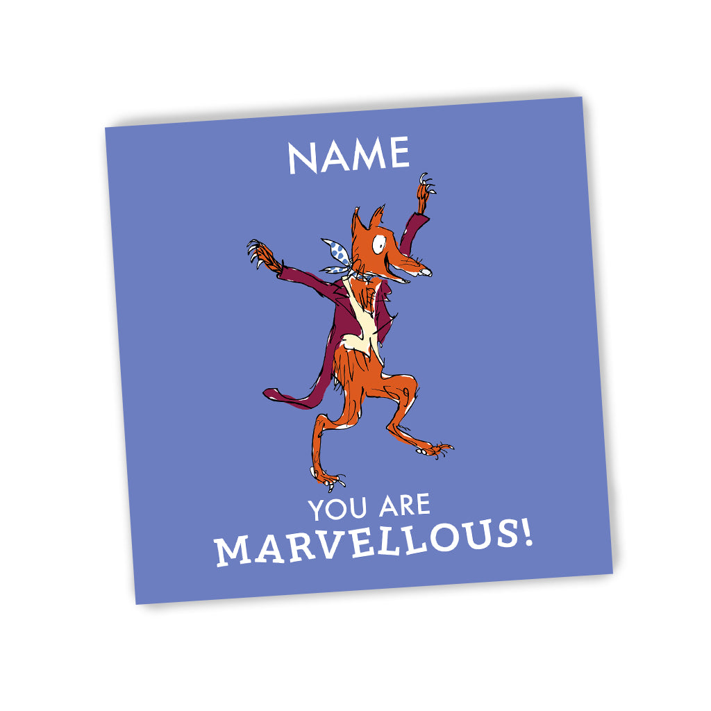 Fantastic Mr Fox Personalised Greeting Card