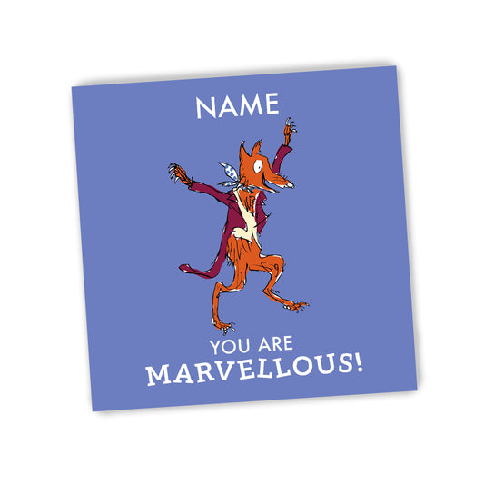 Fantastic Mr Fox Personalised Greeting Card