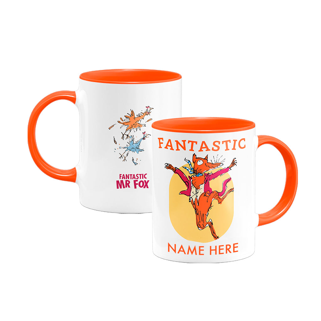 Fantastic Mr Fox Personalised Coloured Mug