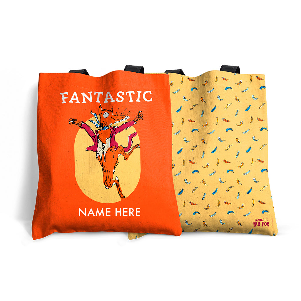 Fantastic Mr Fox Personalised Edge-to-Edge Tote Bag