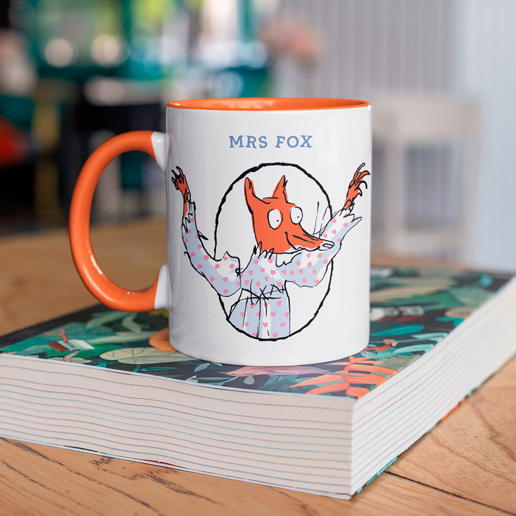 Mrs Fox Coloured Mug