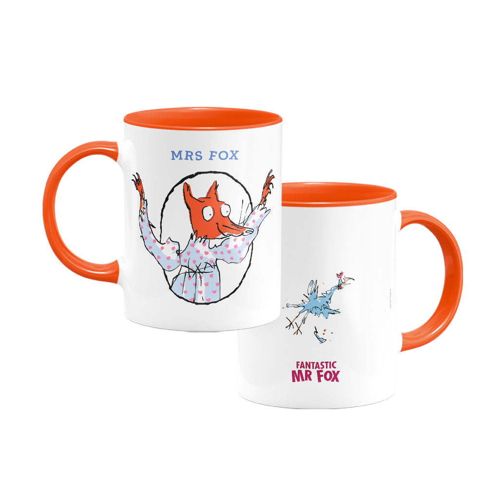 Mrs Fox Coloured Mug