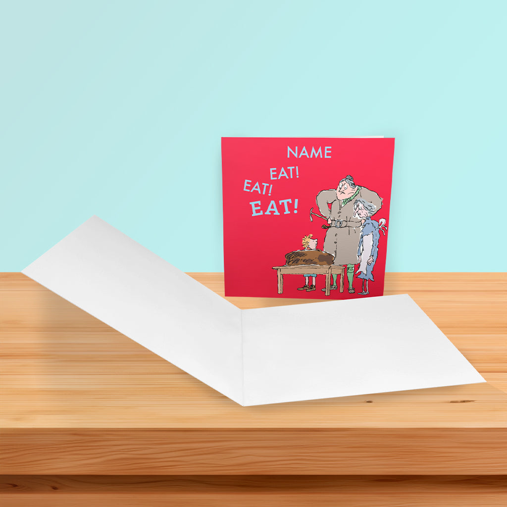 Miss Trunchbull Personalised Greeting Card