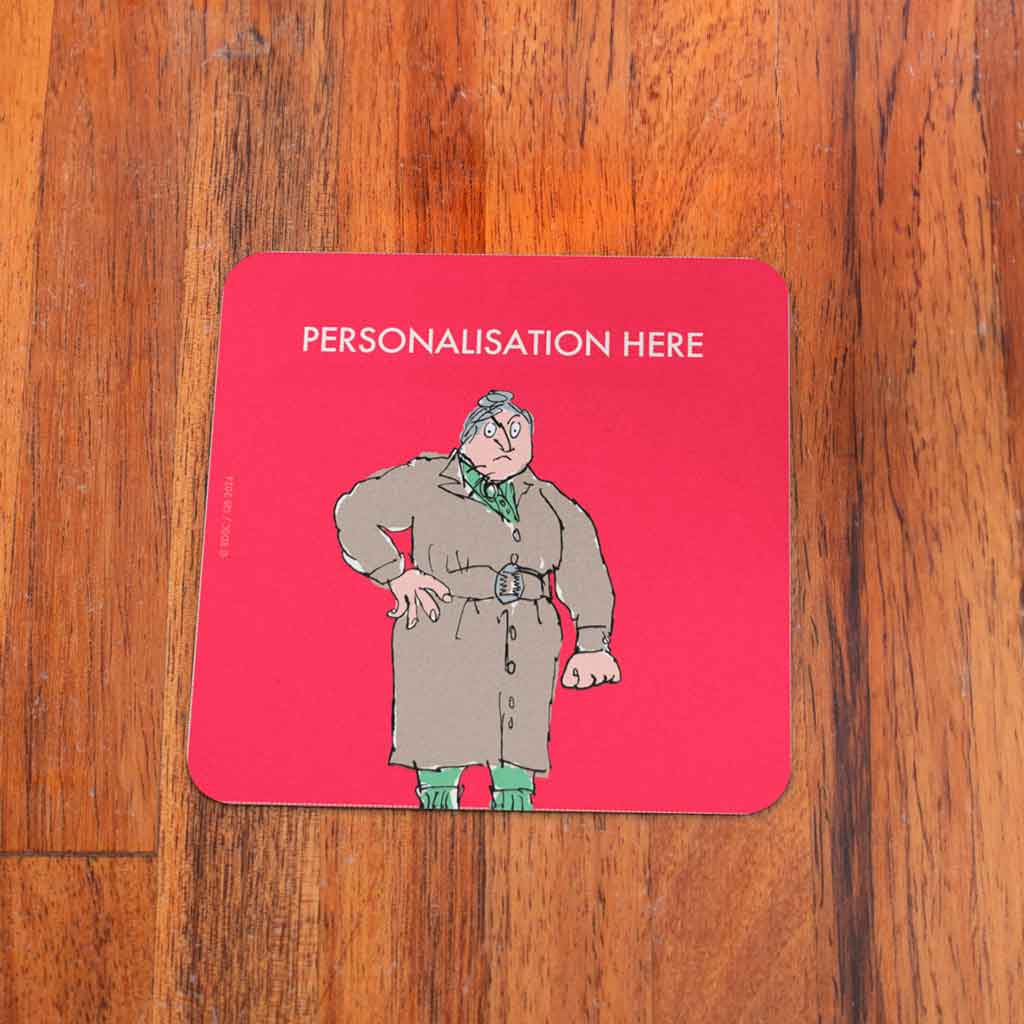 Miss Trunchbull Personalised Coaster