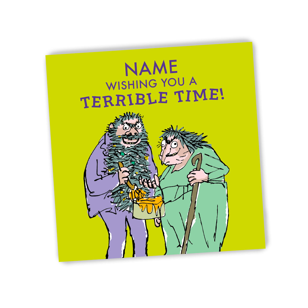 The Twits Personalised Greeting Card