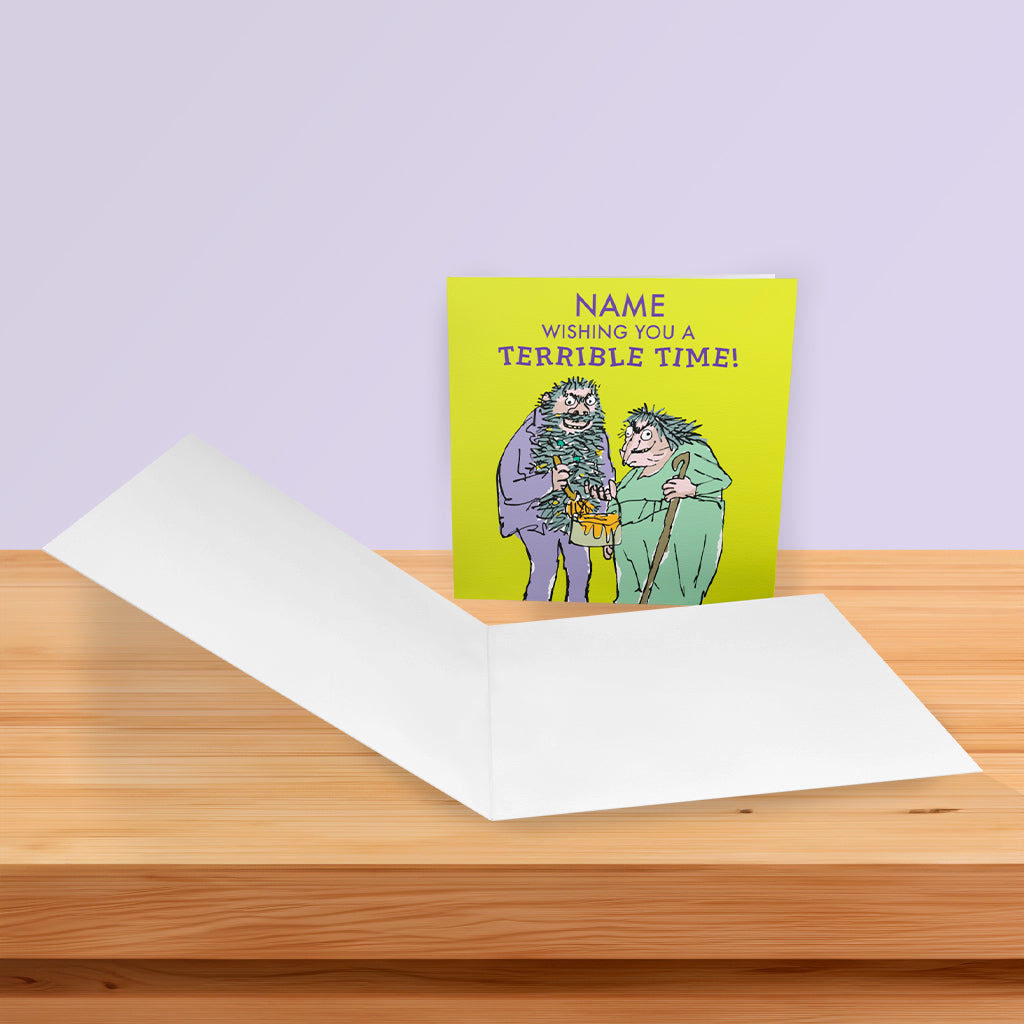 The Twits Personalised Greeting Card