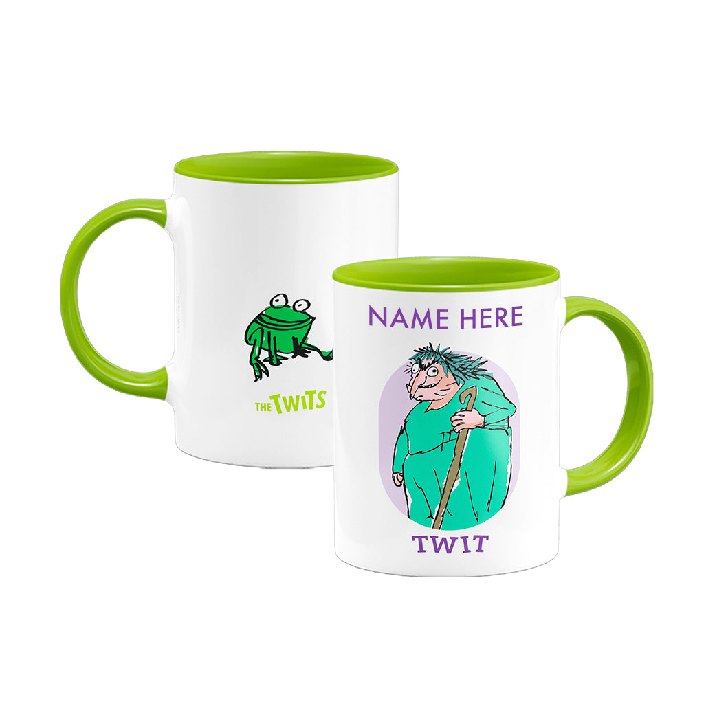 Mrs Twit Personalised Coloured Mug