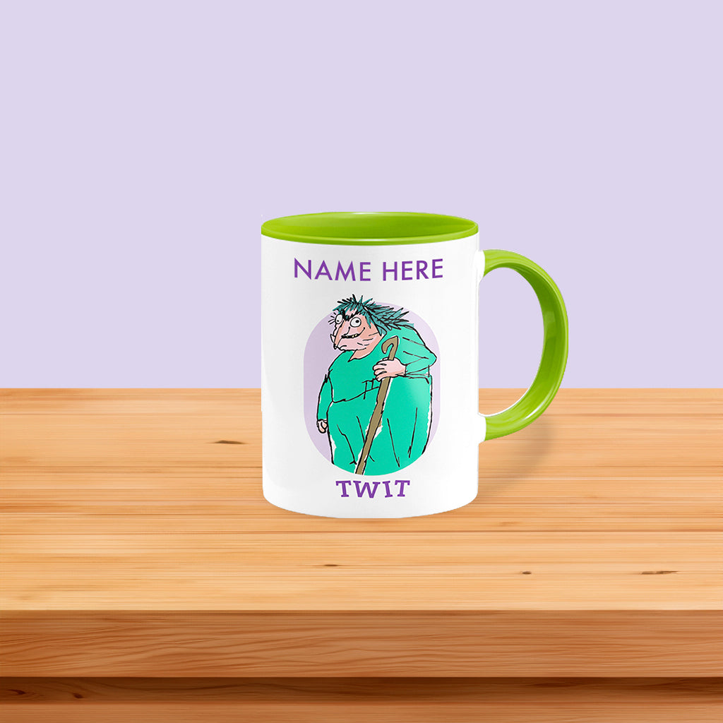 Mrs Twit Personalised Coloured Mug