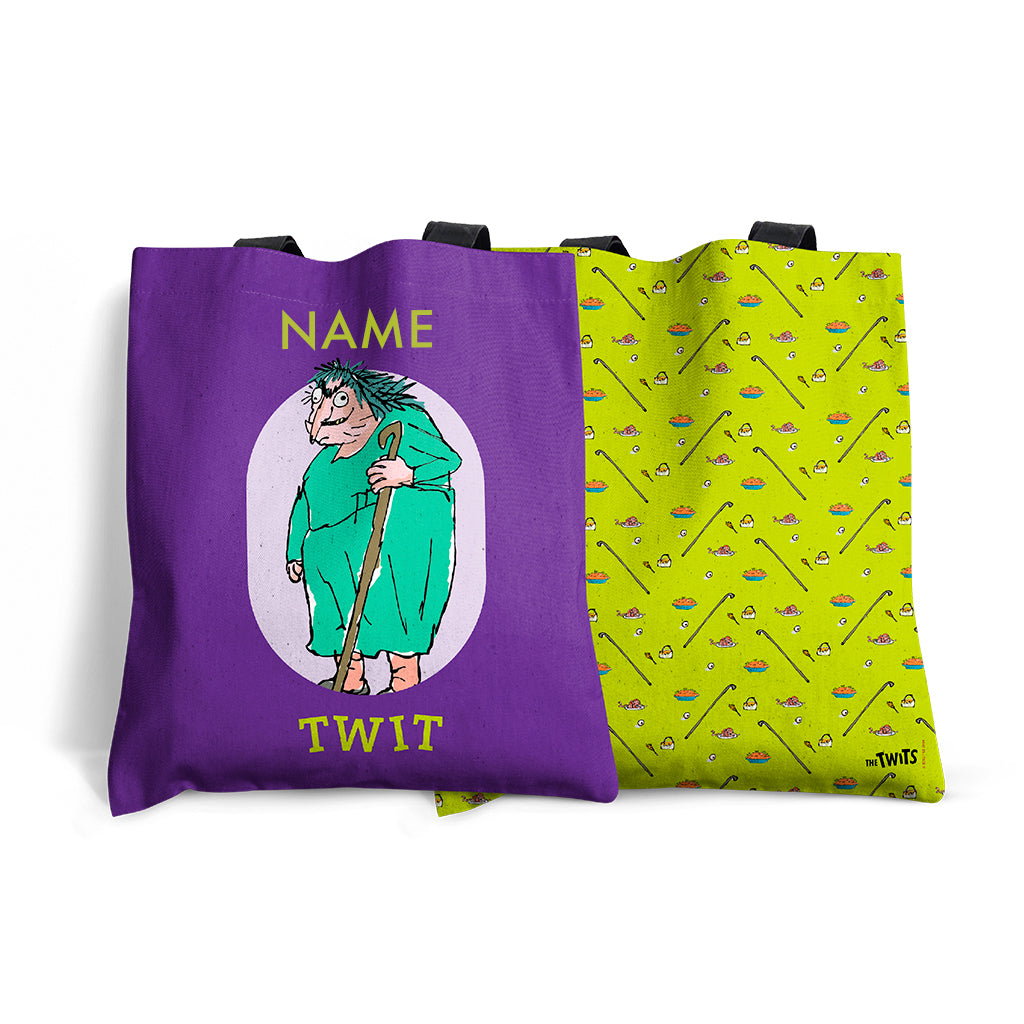 Mrs Twit Personalised Edge-to-Edge Tote Bag