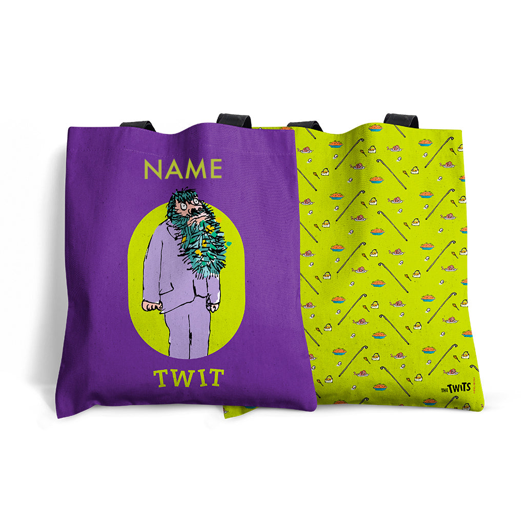 Mr Twit Personalised Edge-to-Edge Tote Bag