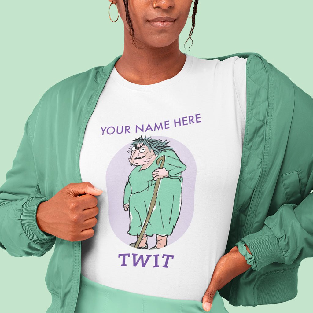 Mrs Twit Personalised T-Shirt β Roald Dahl Shop