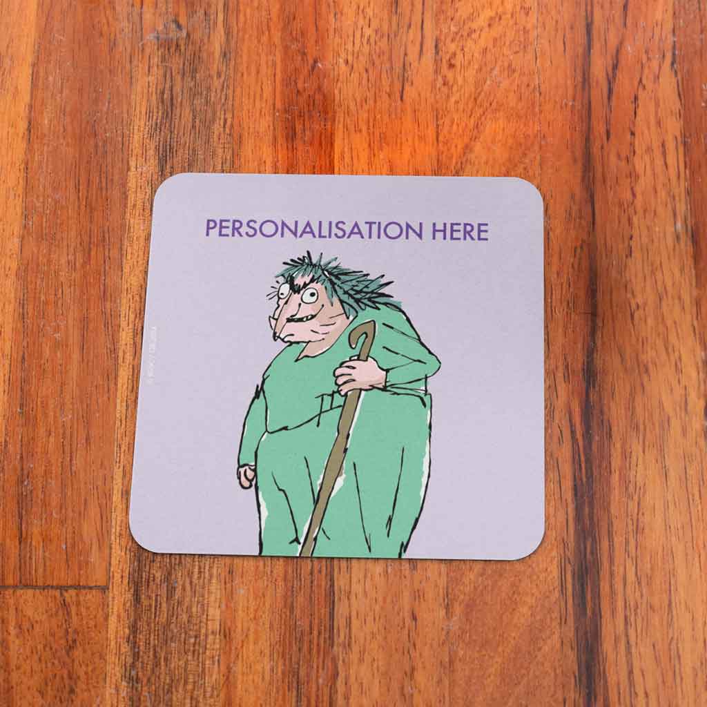 Mrs Twit Personalised Coaster